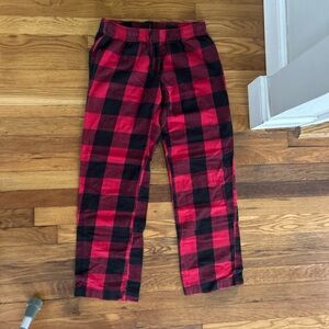 Old Navy Plaid Pajama Bottoms - Red and Black